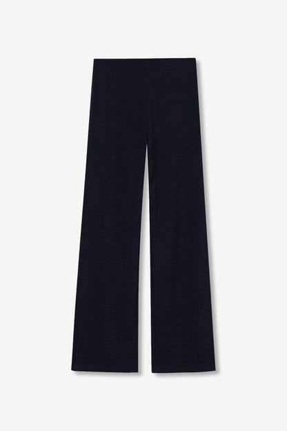Παντελόνι Ψηλόμεσο Wide Leg Μπλε