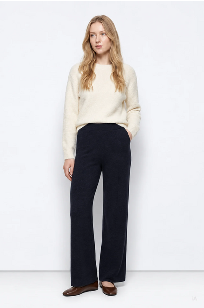 Παντελόνι Ψηλόμεσο Wide Leg Μπλε
