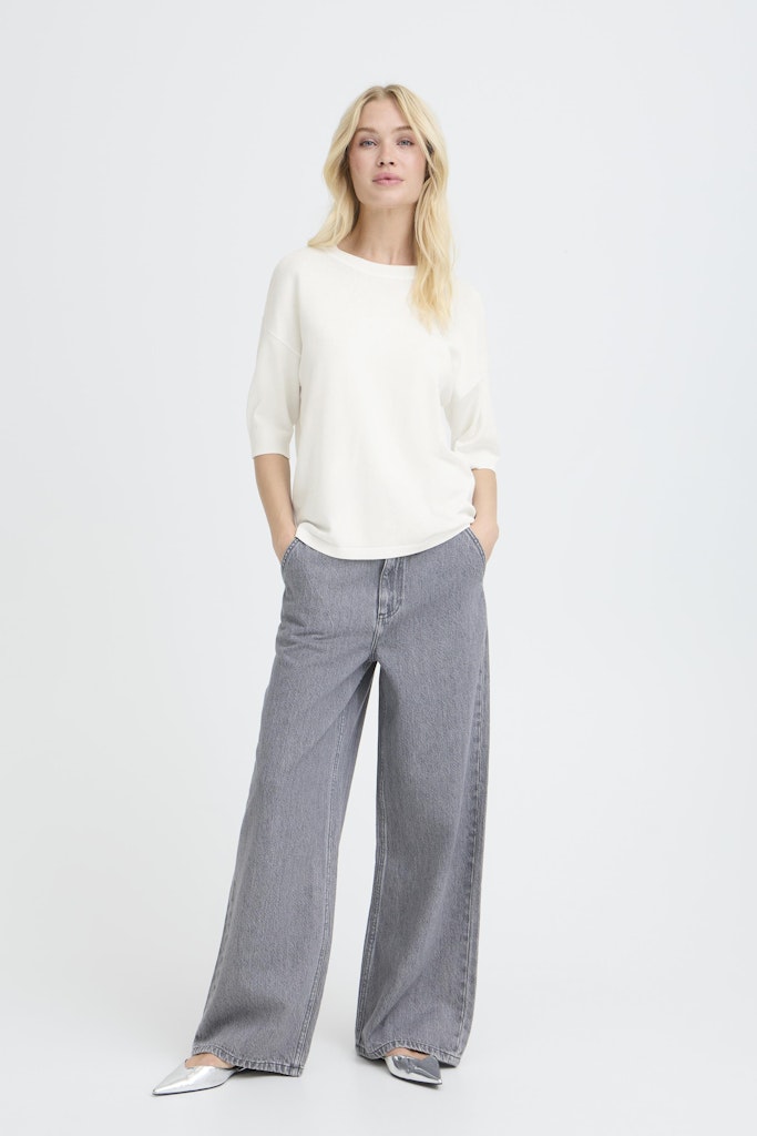 Πλεκτή Μπλούζα Relaxed Fit