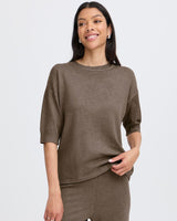 Πλεκτή Μπλούζα Relaxed Fit