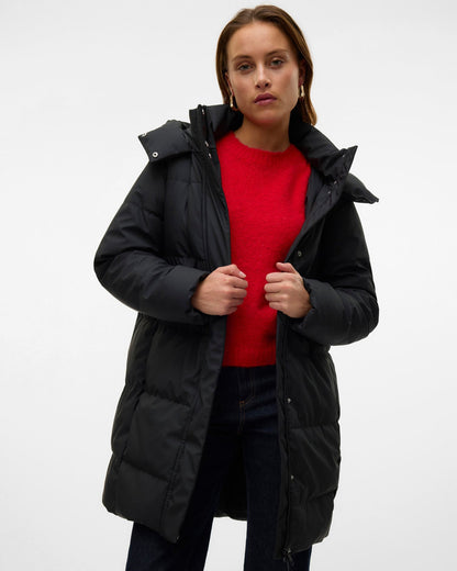 VERO MODA Puffer Jacket - μπροστινή όψη cozy στυλ