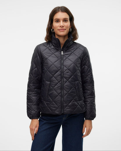 VERO MODA Puffer Μπουφάν Ψηλός Γιακάς Ελαφρύ Γέμισμα μπροστινή όψη